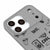 iPhone 17 Pro Rock Cool Telefon Kılıfı - Renkli Silikon - Gri