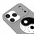 iPhone 17 Pro Max Yin Yang Symbol Telefon Kılıfı - Renkli Silikon - Gri