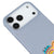 iPhone 17 Pro Max Smile Eyes Telefon Kılıfı - Renkli Silikon - Gri