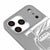 iPhone 17 Pro No Limits Telefon Kılıfı - Renkli Silikon - Gri