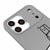 iPhone 17 Pro Bored Telefon Kılıfı - Renkli Silikon - Gri
