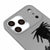 iPhone 17 Pro Max Look Mom Fly Telefon Kılıfı - Renkli Silikon - Gri