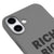 iPhone 16 Plus Rich Rich Rich Telefon Kılıfı - Renkli Silikon - Gri