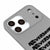 iPhone 17 Pro Nevermind Telefon Kılıfı - Renkli Silikon - Gri