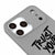 iPhone 17 Pro Max Crazy Idea Telefon Kılıfı - Renkli Silikon - Gri