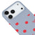 iPhone 17 Pro Max Polka Ribbons Telefon Kılıfı - Renkli Silikon - Gri