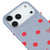 iPhone 17 Pro Polka Ribbons Telefon Kılıfı - Renkli Silikon - Gri