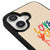 iPhone 17 Love Your Damn Self Telefon Kılıfı - Deri - Fildişi