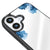 iPhone 16 Plus Blue White Clouds Telefon Kılıfı - Ayna - Siyah