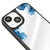 iPhone 14 Plus Blue White Clouds Telefon Kılıfı - Ayna - Siyah