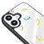 iPhone 16 Plus Colorful Smile Telefon Kılıfı - Ayna - Siyah