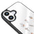 iPhone 17 Pastel Leaf Telefon Kılıfı - Ayna - Siyah
