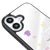 iPhone 16 Plus Hi Be Happy Telefon Kılıfı - Ayna - Siyah
