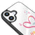 iPhone 16 Happy Lovely Telefon Kılıfı - Ayna - Siyah