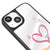 iPhone 13 Happy Lovely Telefon Kılıfı - Ayna - Siyah