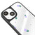iPhone 15 Plus Cute Flowers Telefon Kılıfı - Ayna - Siyah