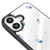 iPhone 17 Cute Flowers Telefon Kılıfı - Ayna - Siyah