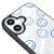 iPhone 16 Blue Smiles Telefon Kılıfı - Ayna - Siyah
