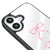 iPhone 17 Ribbon Twins Telefon Kılıfı - Ayna - Siyah