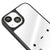 iPhone 14 Plus Minimal Faces Telefon Kılıfı - Ayna - Siyah