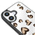 iPhone 17 Flying Hearts Telefon Kılıfı - Ayna - Siyah