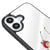 iPhone 16 Plus Cherry Duo Telefon Kılıfı - Ayna - Siyah