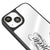 iPhone 15 Noir Meow Telefon Kılıfı - Ayna - Siyah