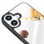 iPhone 16 Penguin Escape Telefon Kılıfı - Ayna - Siyah