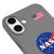 iPhone 17 Nasa Usa Telefon Kılıfı - Renkli Silikon - Gri