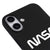 iPhone 17 Nasa White Logo Telefon Kılıfı - Renkli Silikon - Siyah