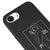 iPhone 17e Eskiz Telefon Kılıfı - Renkli Silikon - Siyah