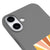 iPhone 17 Choose Joy Telefon Kılıfı - Renkli Silikon - Gri