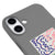 iPhone 17 Happy Love Telefon Kılıfı - Renkli Silikon - Gri