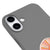 iPhone 17 Golden Telefon Kılıfı - Renkli Silikon - Gri