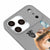 iPhone 17 Pro Not Now Telefon Kılıfı - Renkli Silikon - Gri
