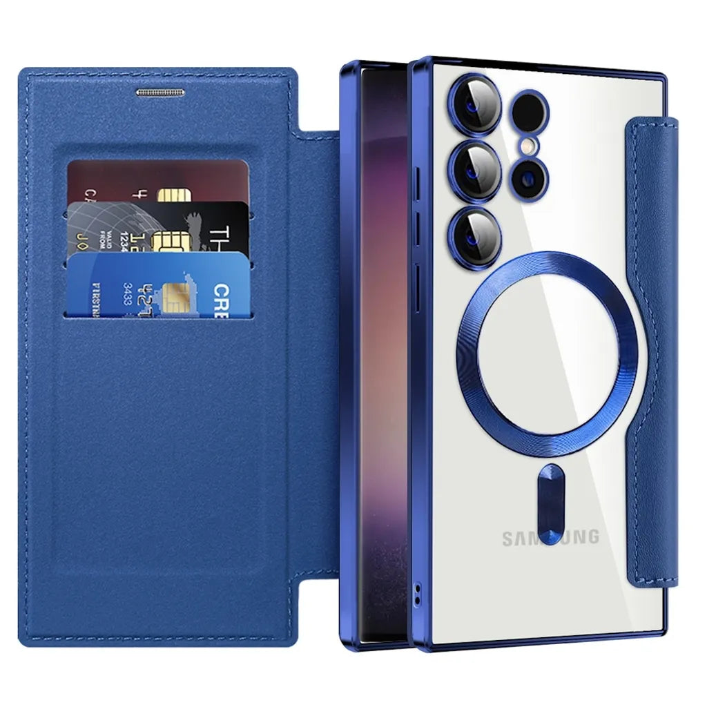 Samsung S23 Ultra Flip Cover Magsafe Blue