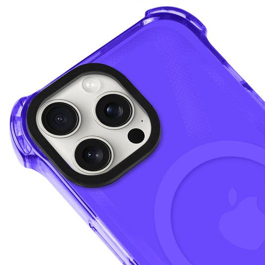 Apple iPhone 12 Pro Max Köşe Korumalı Magsafe Lila