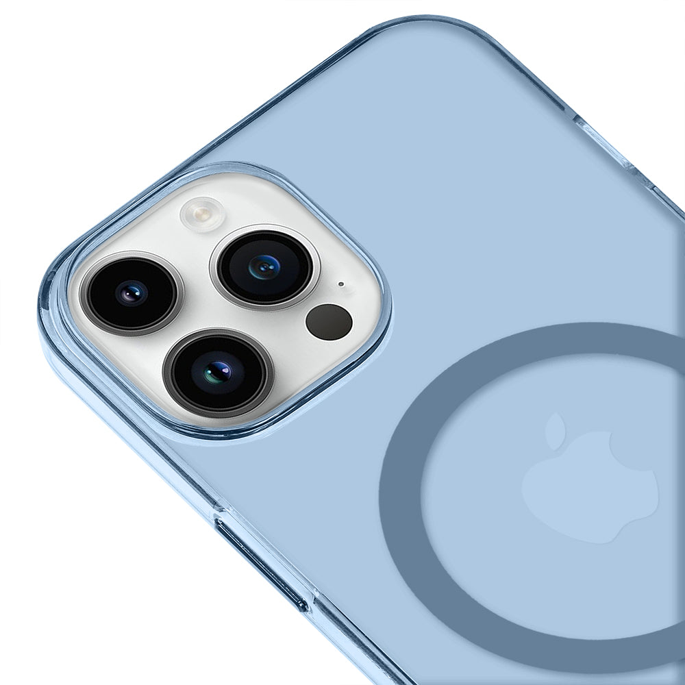 Apple iPhone 12 Pro Renkli Mika Magsafe Mavi