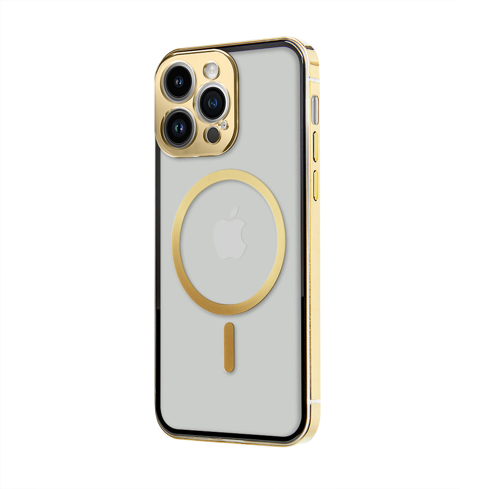 Apple iPhone 15 Plus Kasalı Magsafe Gold