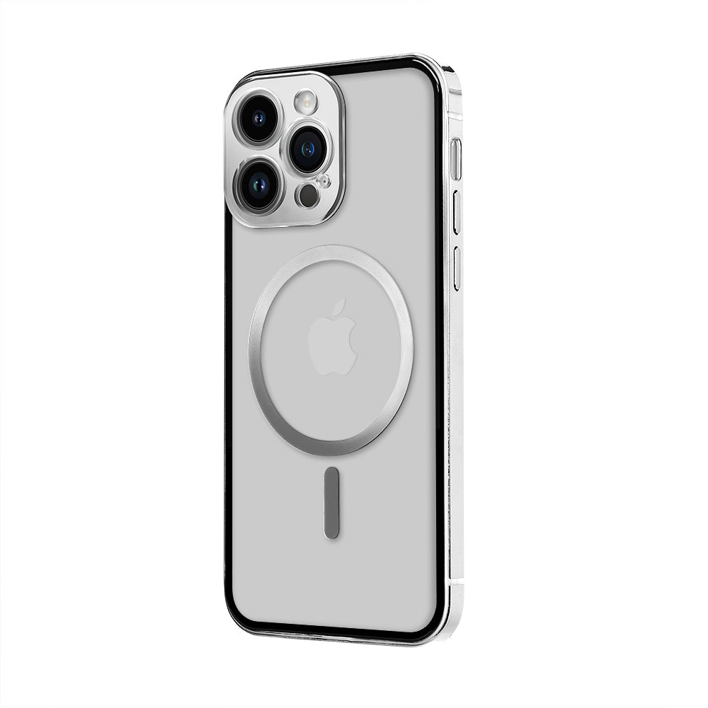 Apple iPhone 13 Pro Kasalı Magsafe Silver