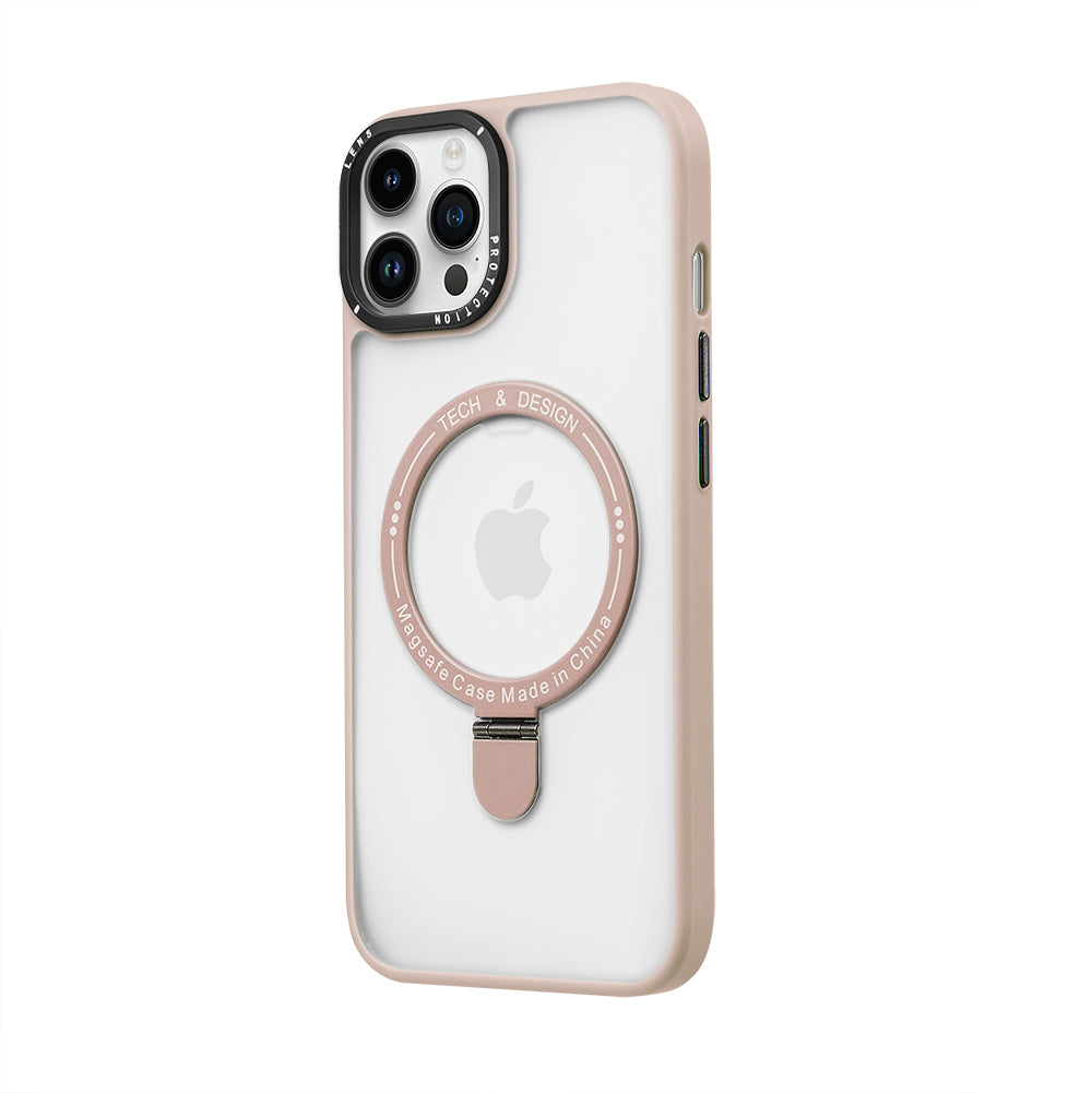 Apple iPhone 13 Pro Magnet Standlı Magsafe Pembe