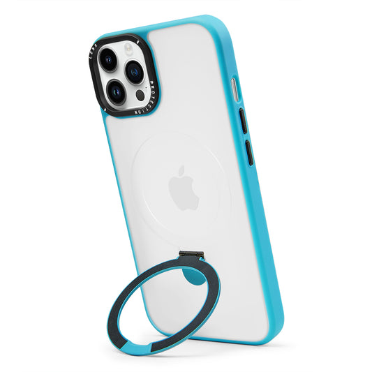 Apple iPhone 15 Pro Magnet Standlı Magsafe Mavi