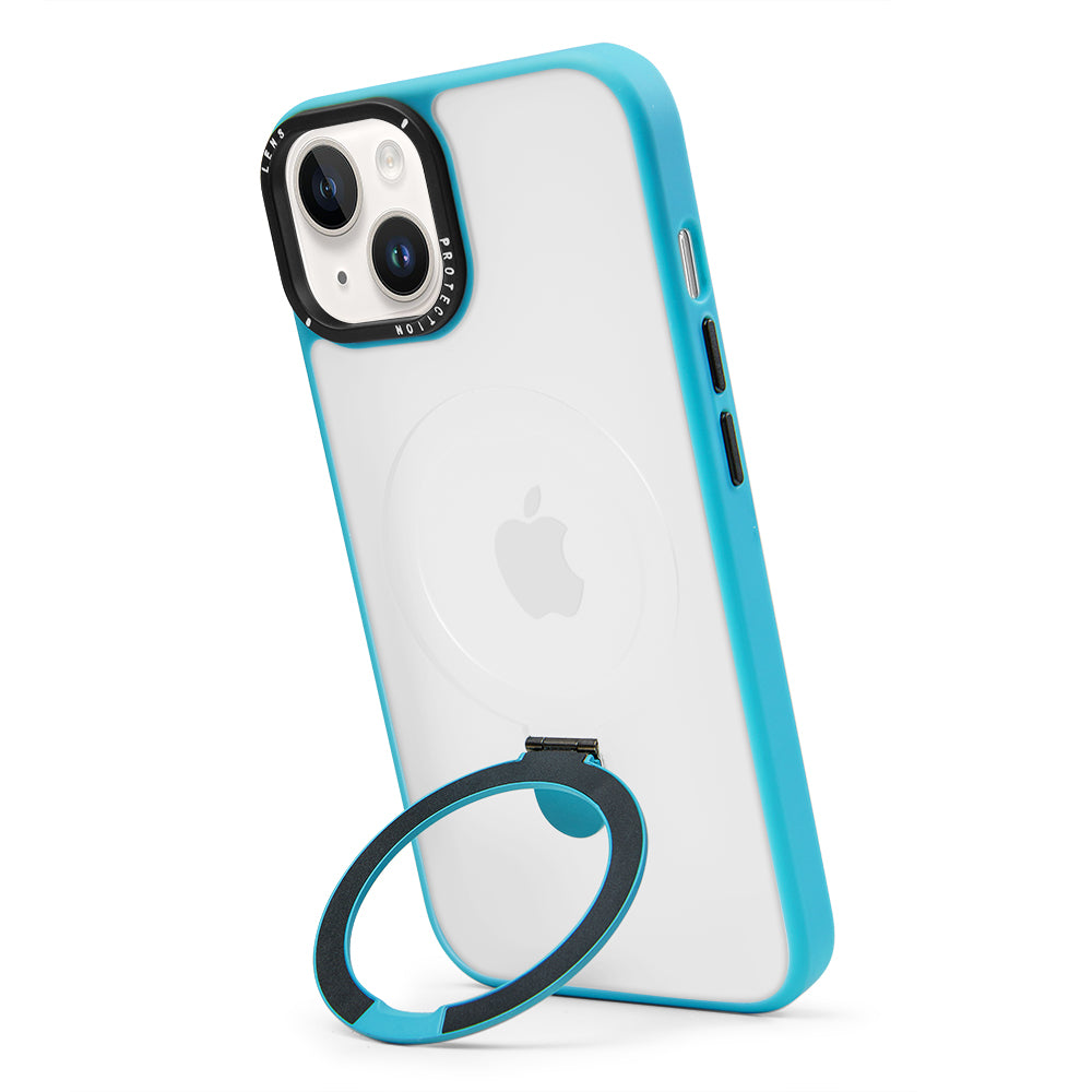 Apple iPhone 14 Magnet Standlı Magsafe Mavi