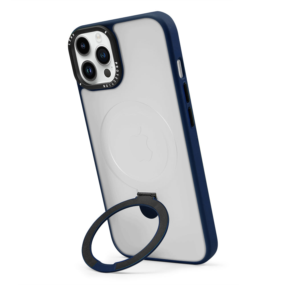 Apple iPhone 12 Magnet Standlı Magsafe Lacivert