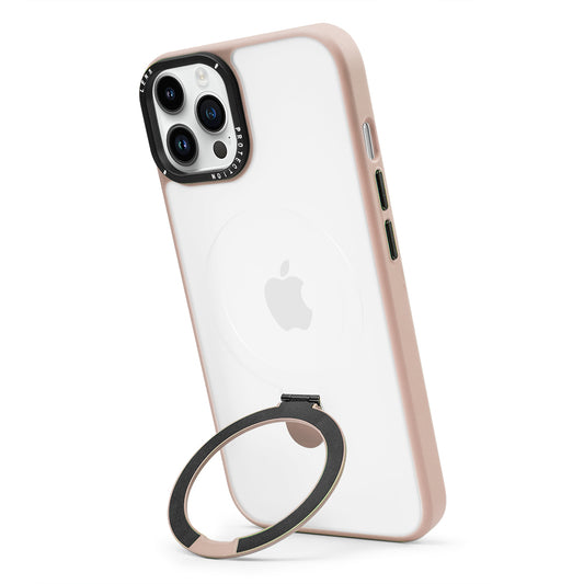 Apple iPhone 12 Pro Max Magnet Standlı Magsafe Pembe