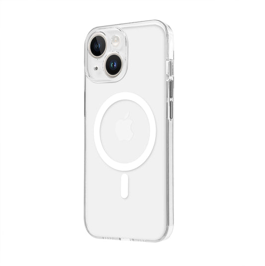 Apple iPhone 15 Plus Buzlu Mika Magsafe Şeffaf
