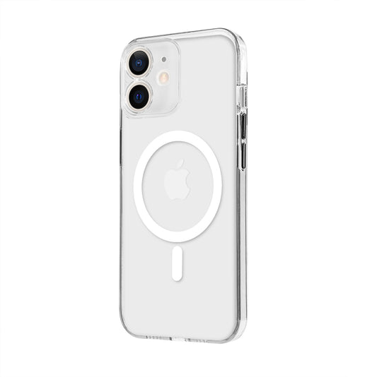 Apple iPhone 12 Kamera Korumalı Şeffaf Mika Magsafe Saydam