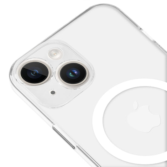 Apple iPhone 15 Plus Buzlu Mika Magsafe Şeffaf