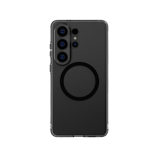 Samsung S26 Ultra Magsafeli Şeffaf Siyah Koruyucu Telefon Kılıfı