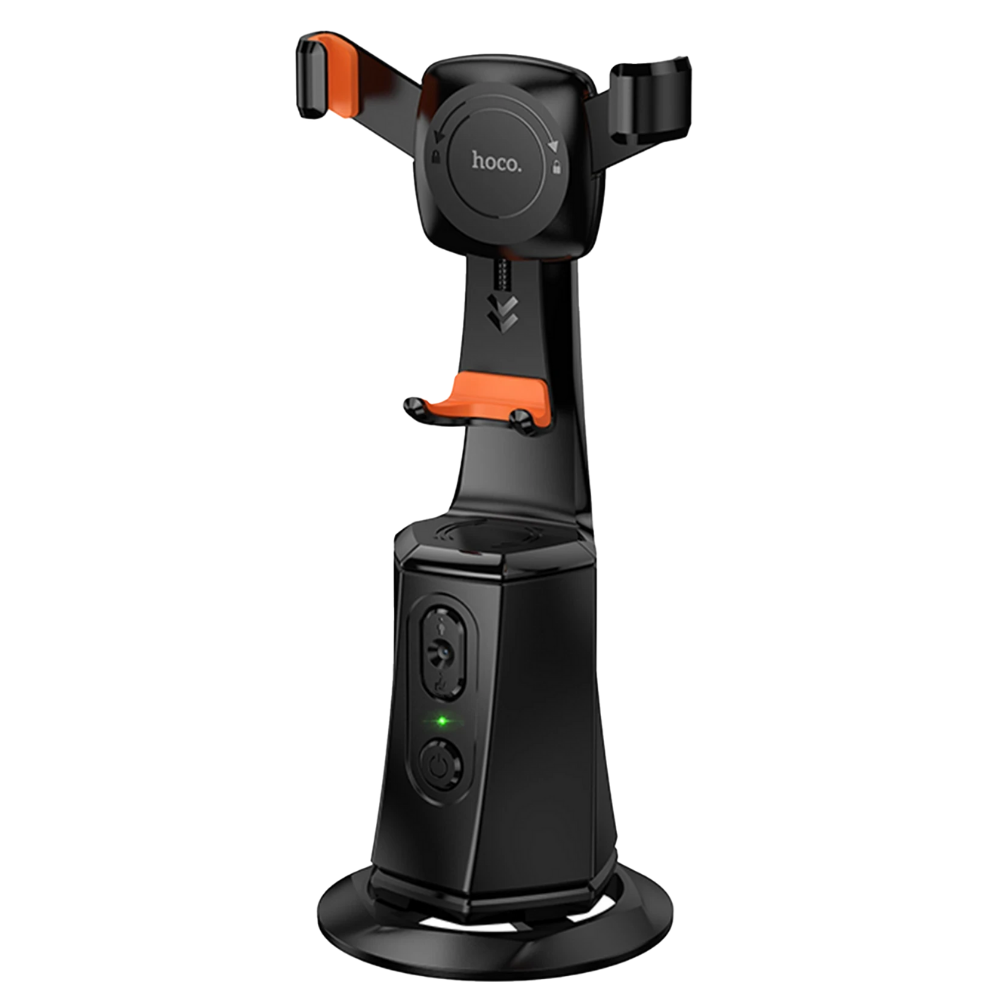 Hoco K26 Otomatik Yüz Takipli Tripodlu Akıllı Selfie Gimbal - Siyah